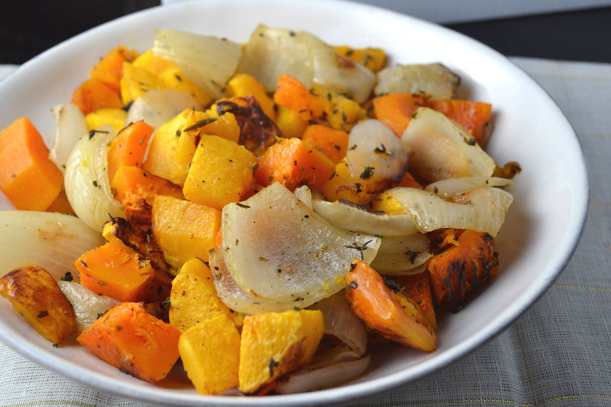 Roasted Butternut Squash with Fresh Herbs
