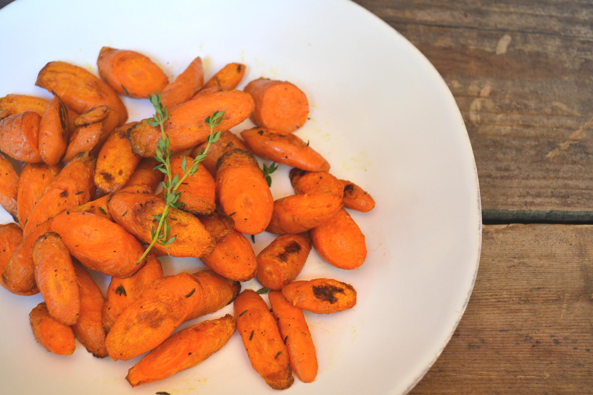 Roasted Carrots with Thyme