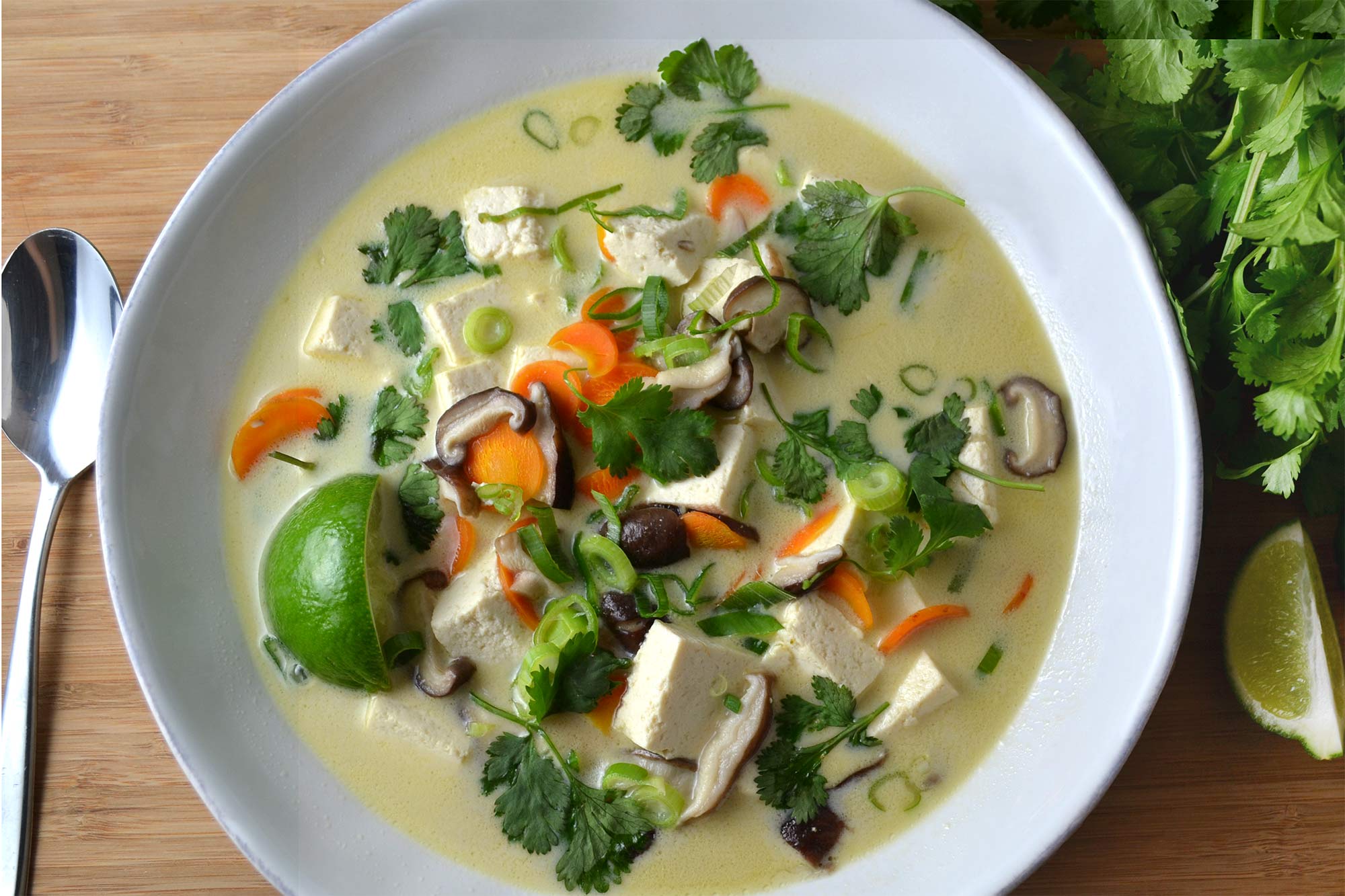 Thai Coconut Soup with Lemongrass