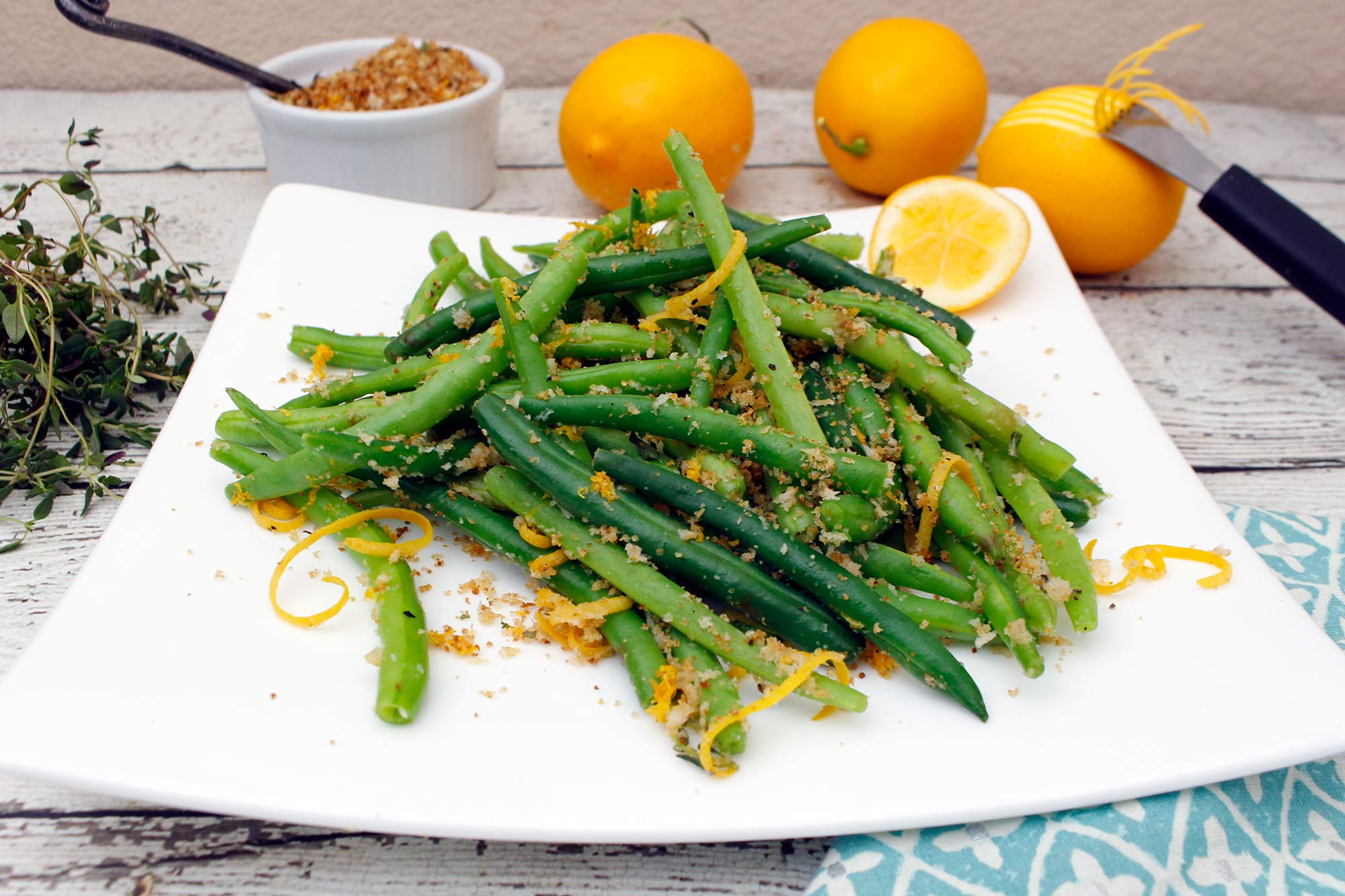 Farm Fresh To You Recipe Green Beans with Lemony Bread Crumbs