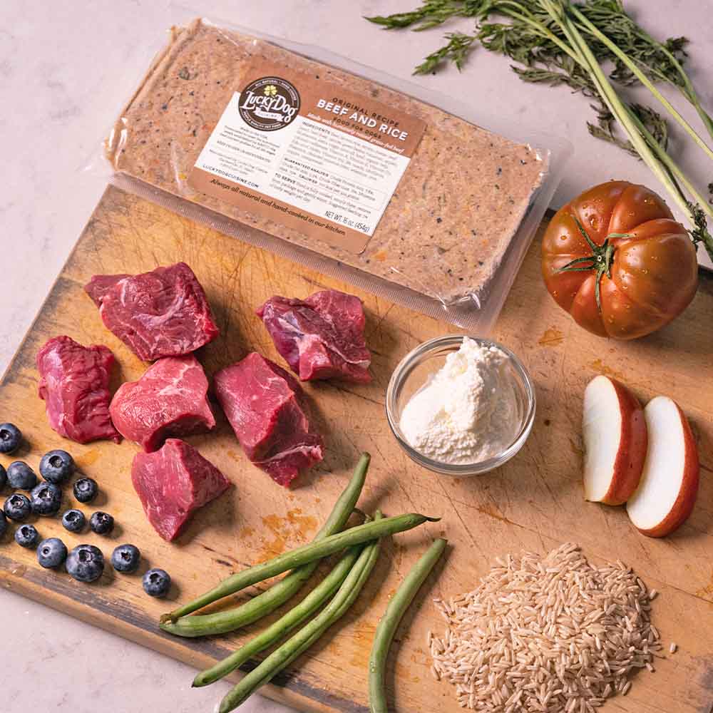 How Much Beef And Rice For Dog