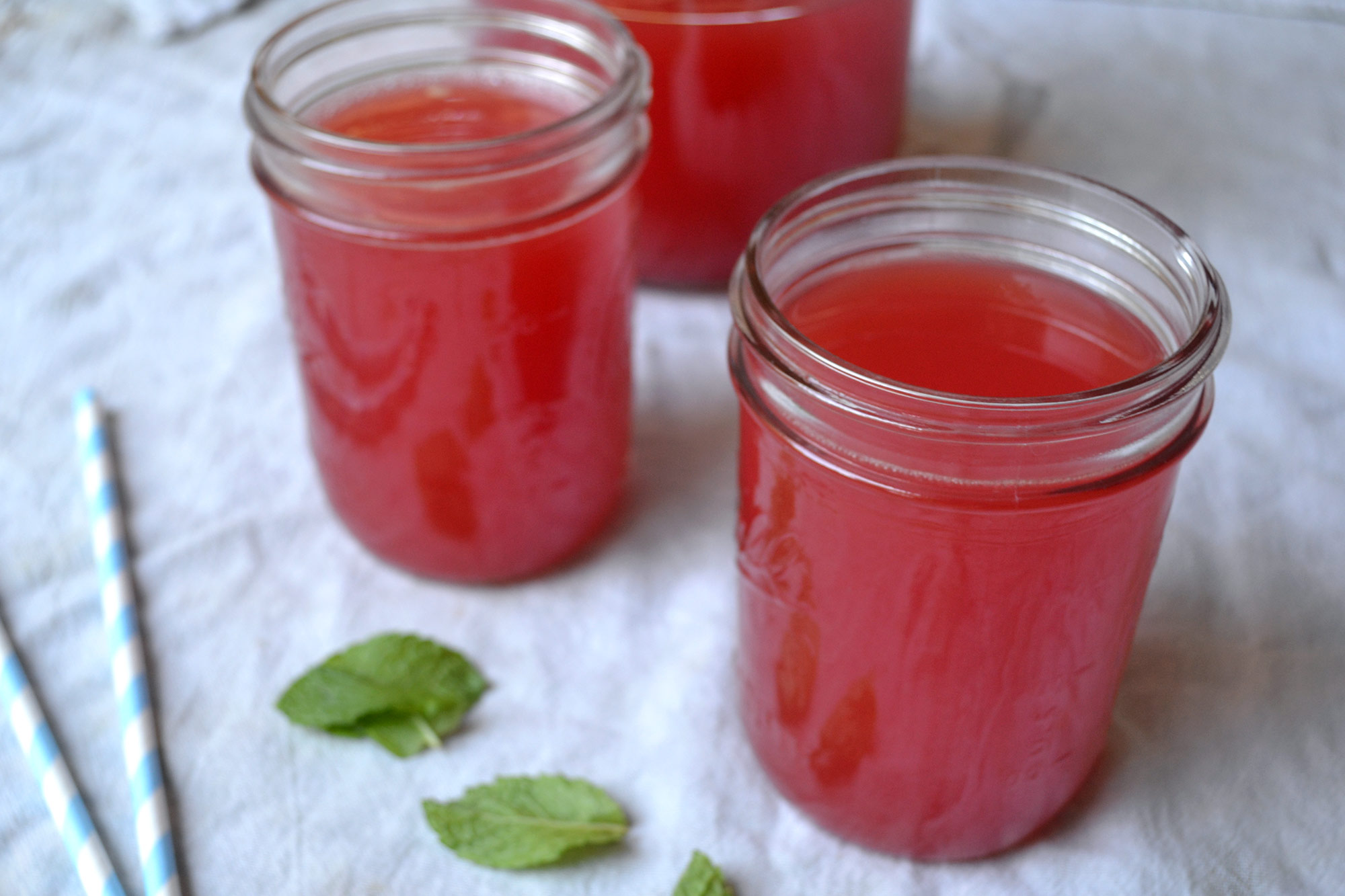 Watermelon, Mint and Basil Water