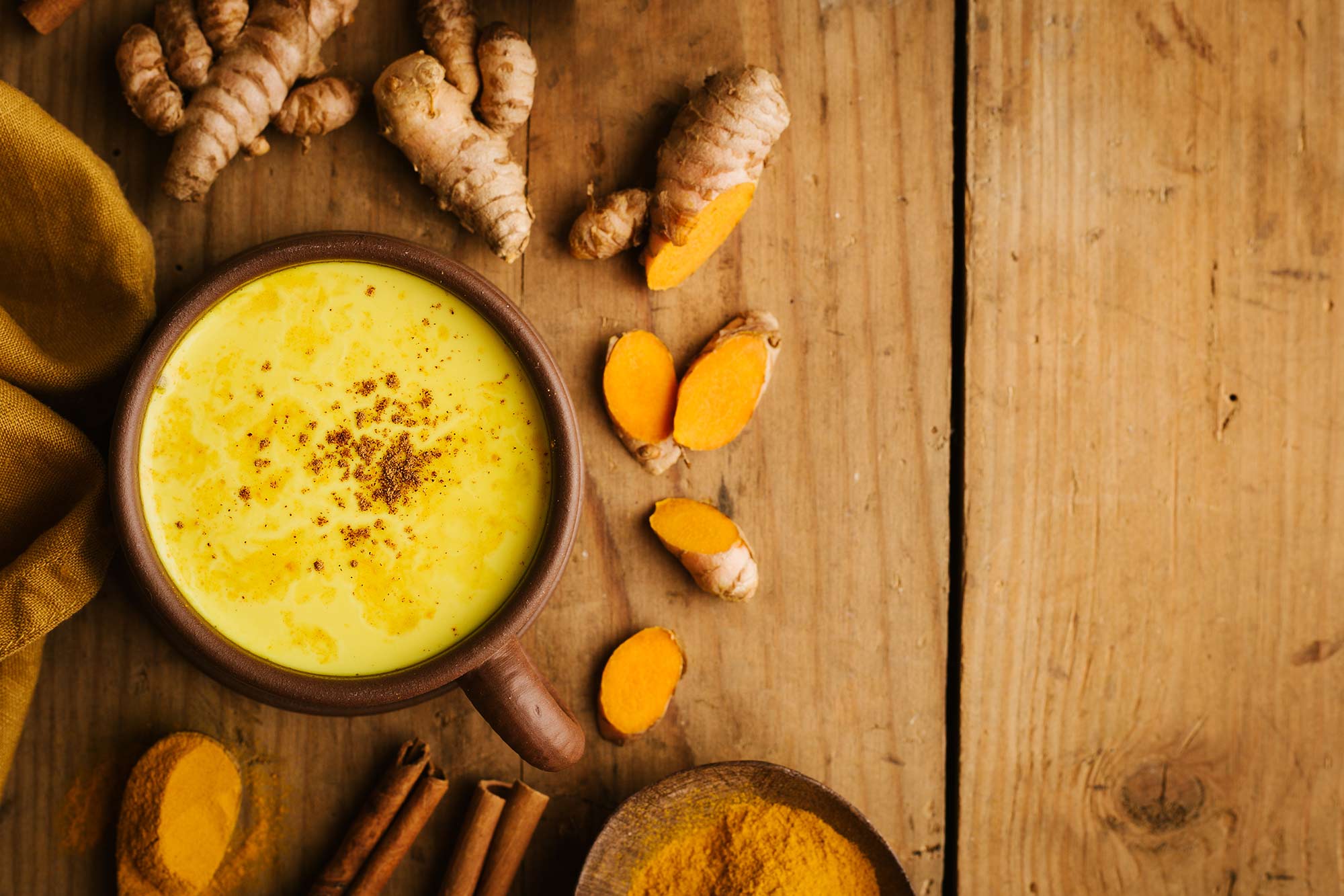 Fresh Turmeric Golden Milk Tea