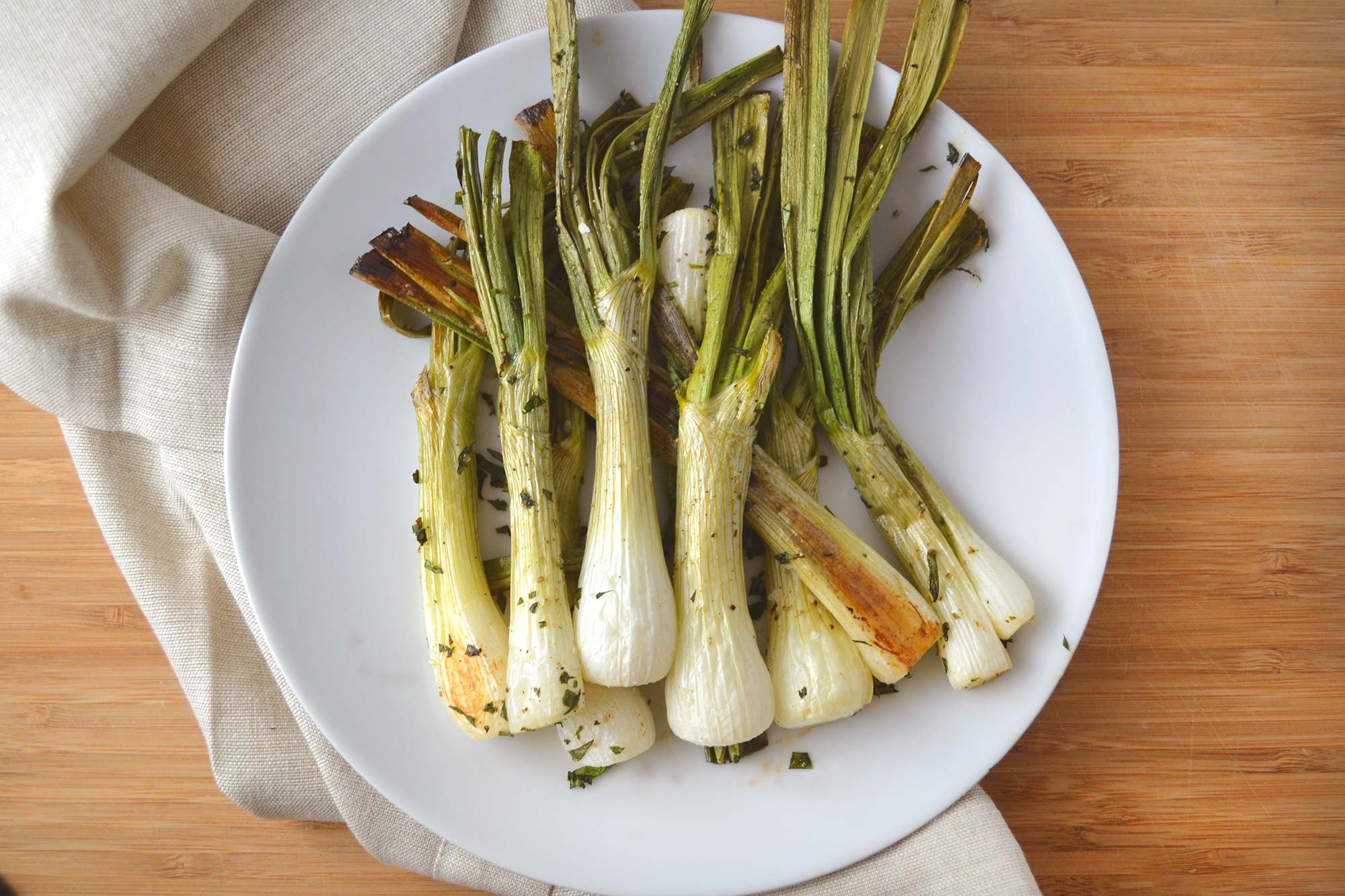 Roasted Spring Onion with Tarragon