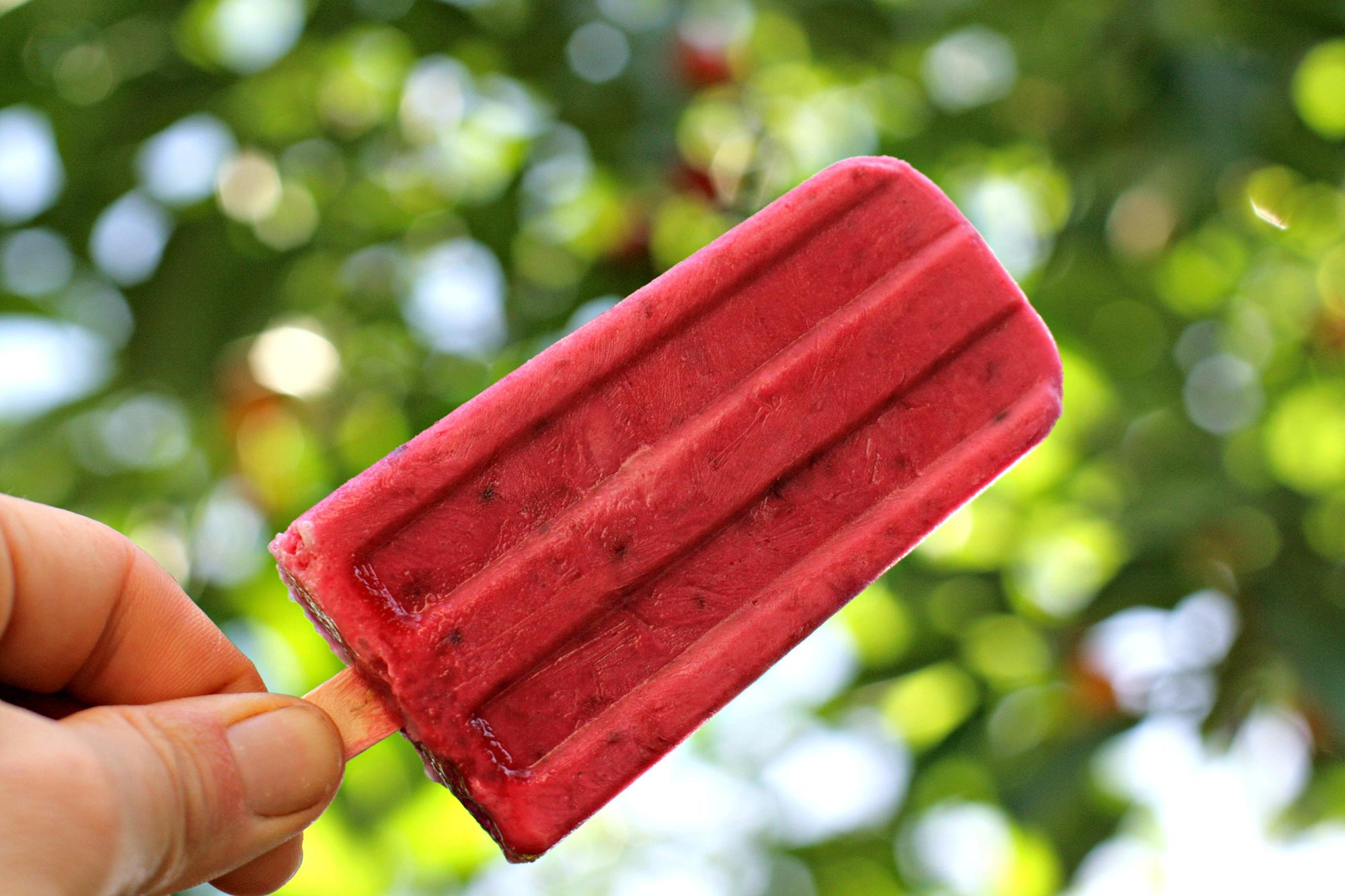 Cherry Amaretto Popsicles