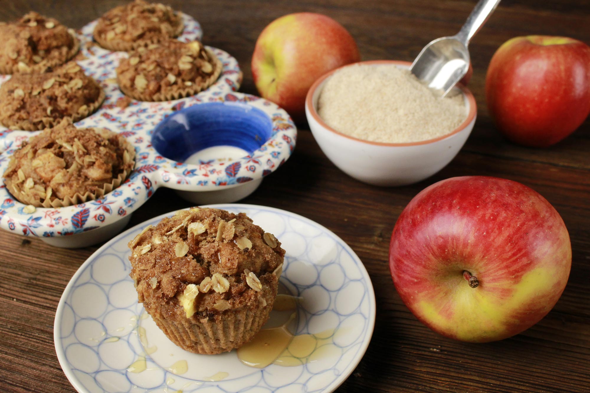 Apple Breakfast Muffins (made with emmer flour)