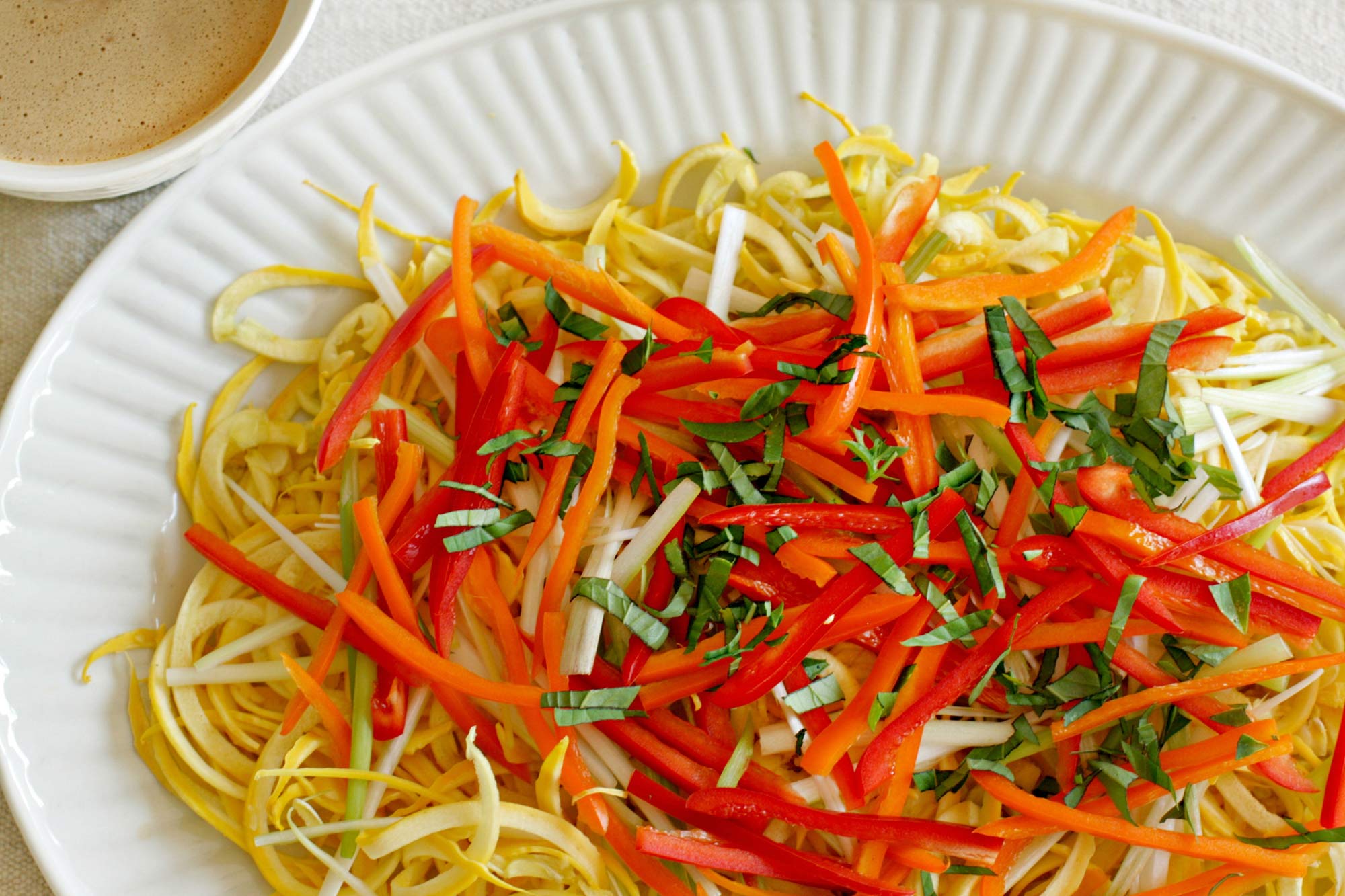 Raw Vegetable “Pad Thai” Salad