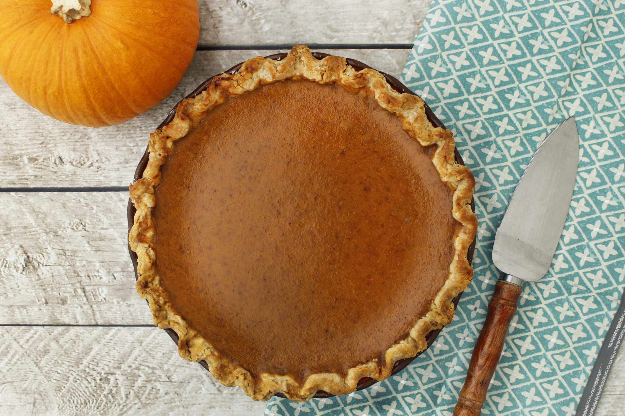 Rustic Pumpkin Pie