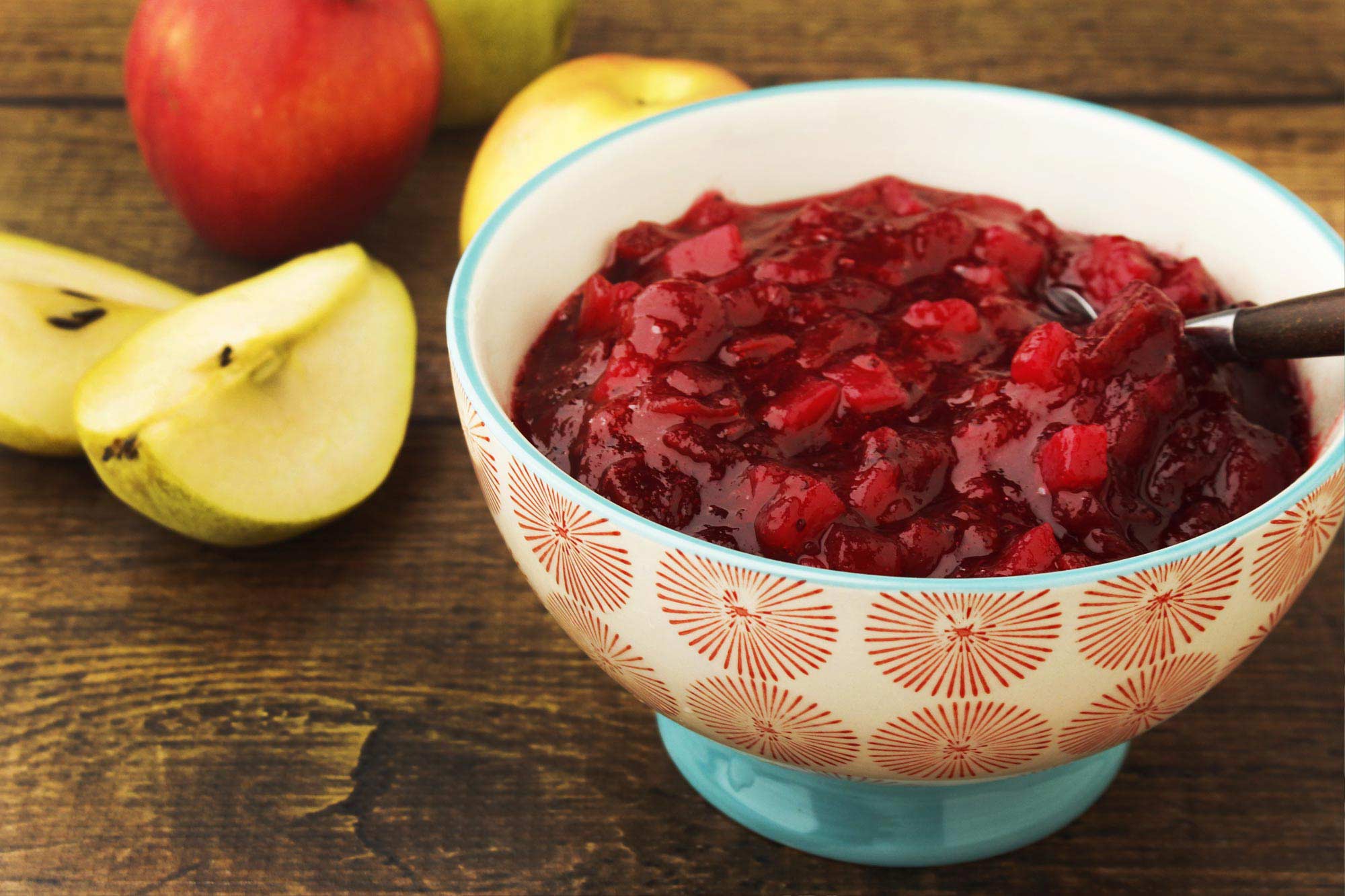 Apple, Pear and Cranberry Compote 