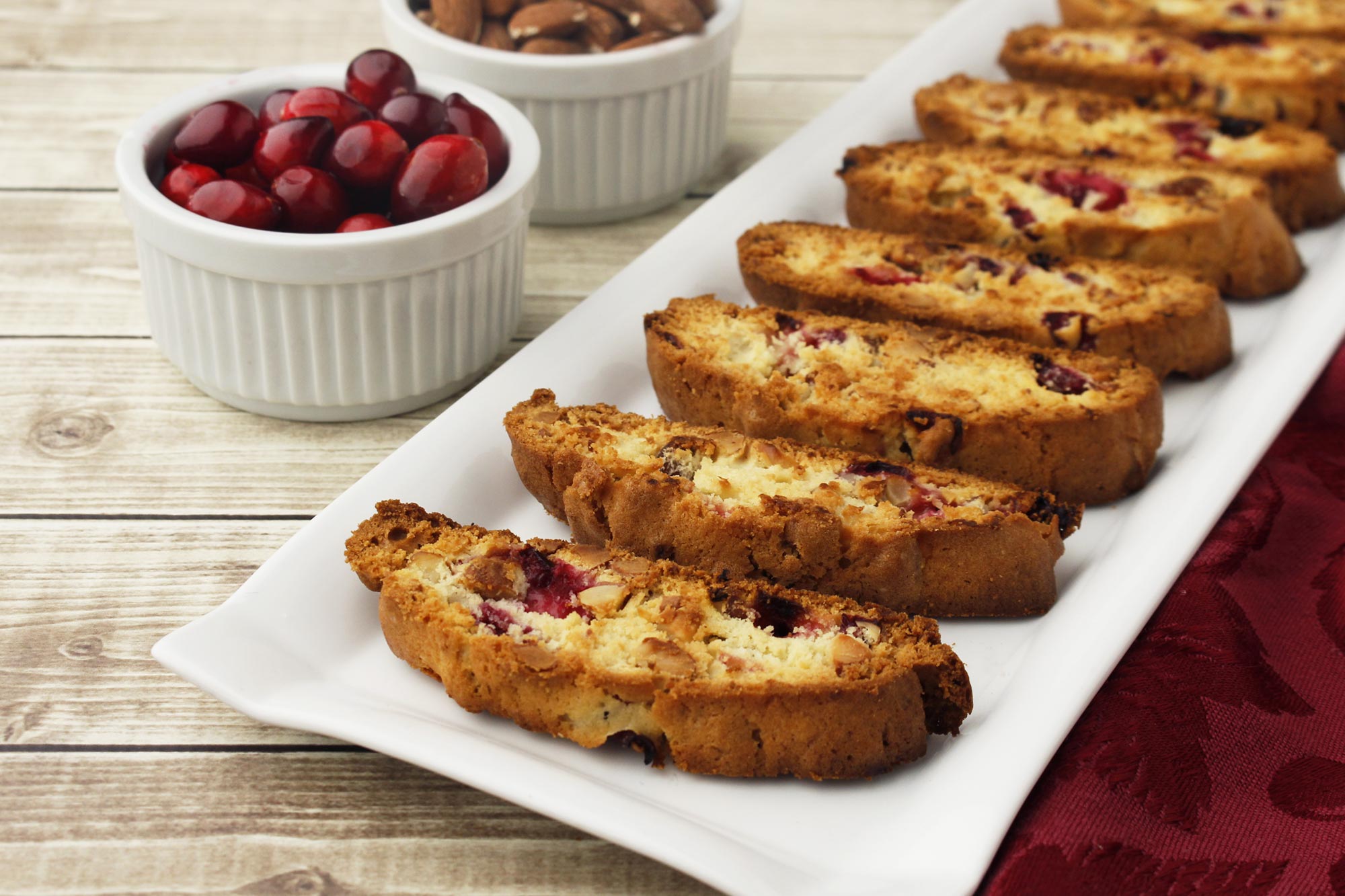 Cranberry Almond Biscotti