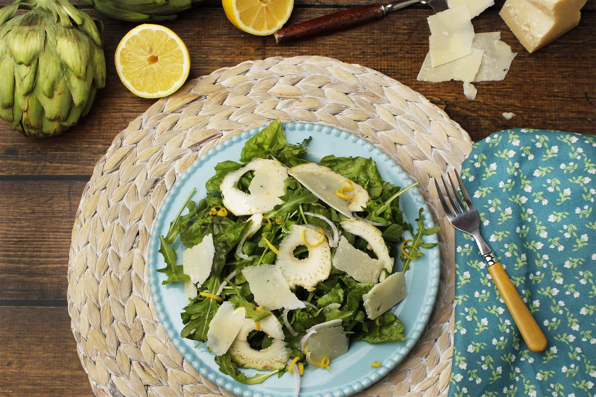 Refreshing Raw Artichoke Salad