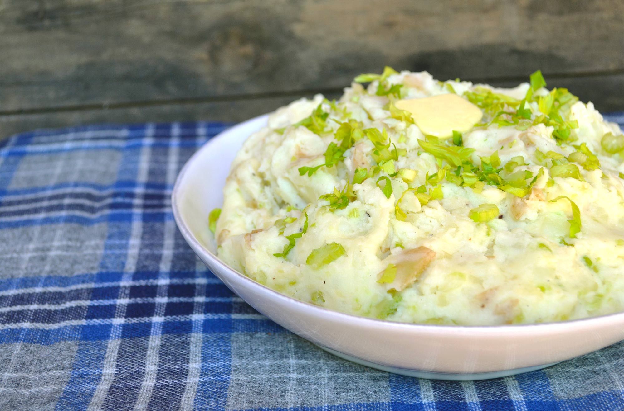 Mashed Potatoes with Celery