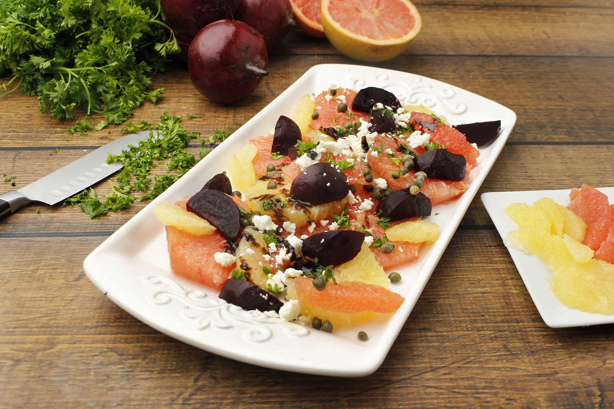 Mixed Grapefruit and Roasted Beet Salad