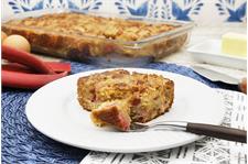 Rhubarb and Brown Butter Coffee Cake