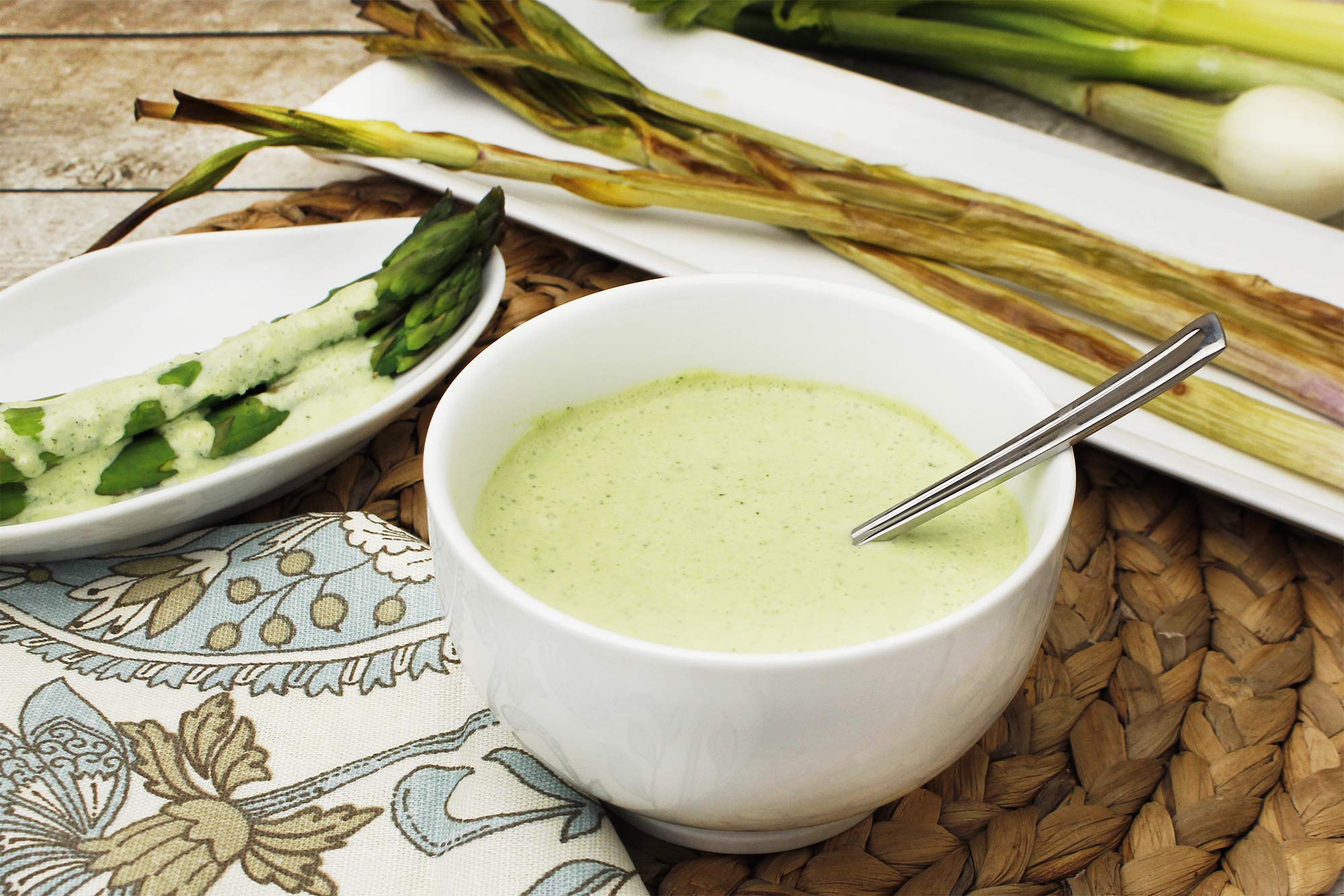 Roasted Green Garlic Sauce