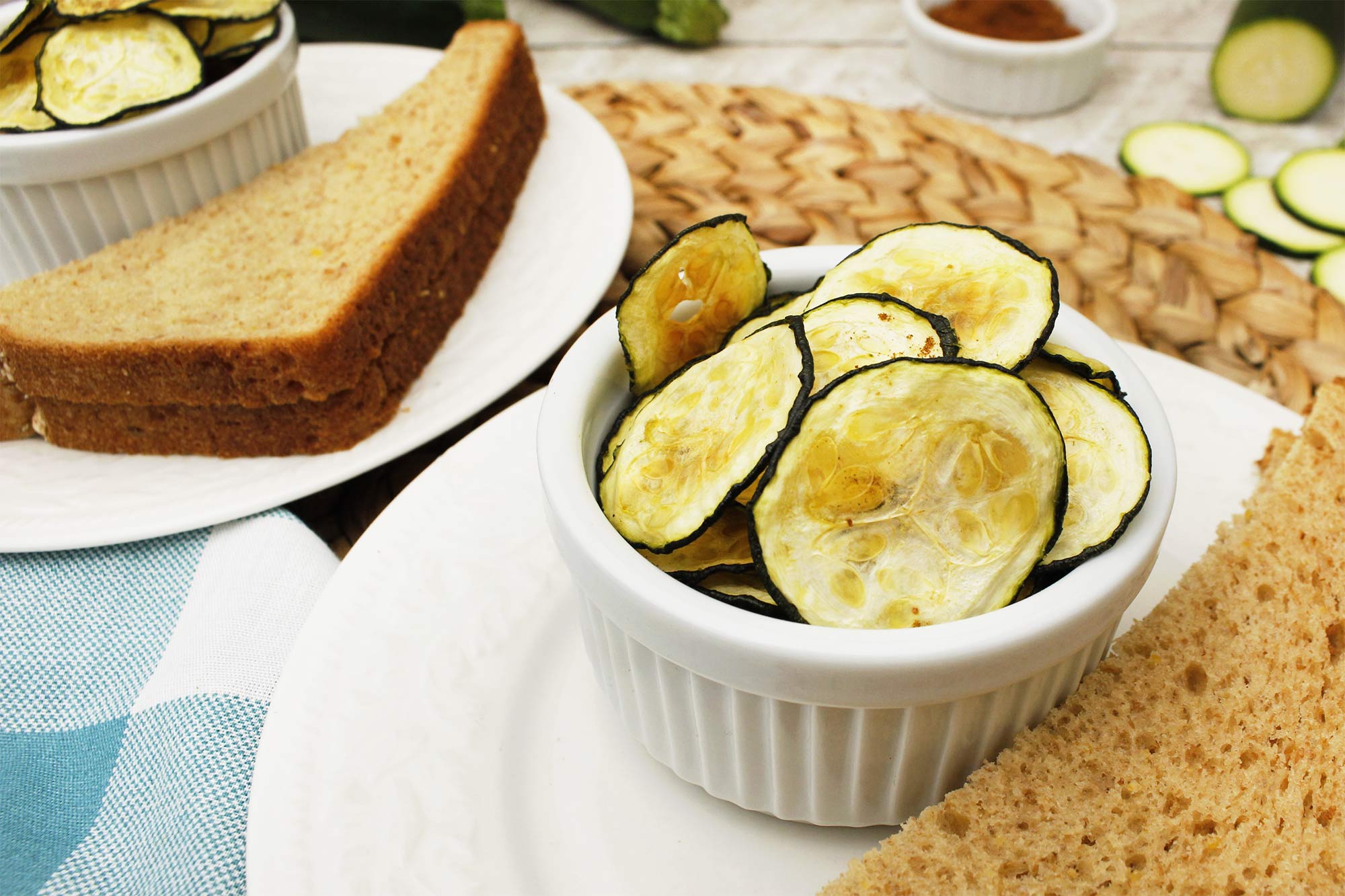 Smokey Zucchini Chips