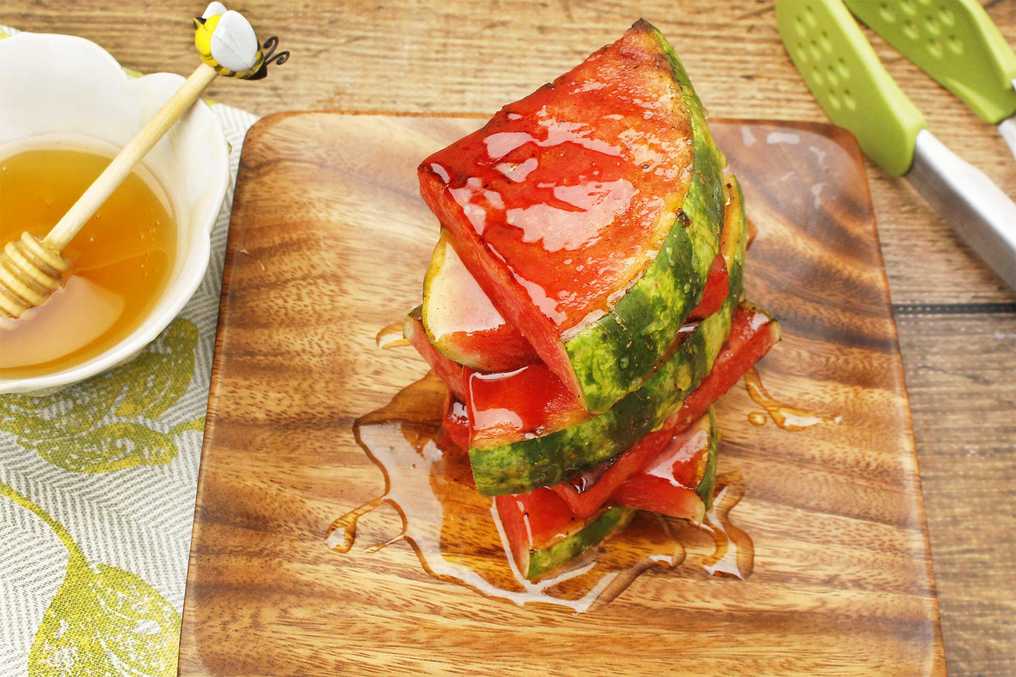 Honey-Glazed Grilled Watermelon