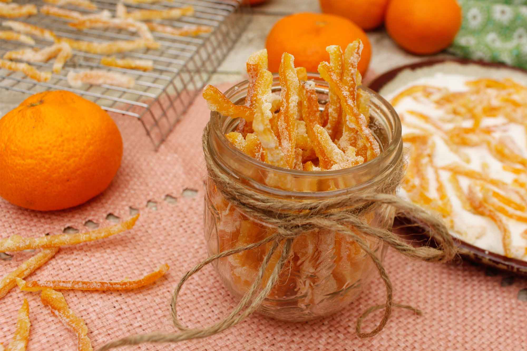 Candied Satsuma Mandarin Peel