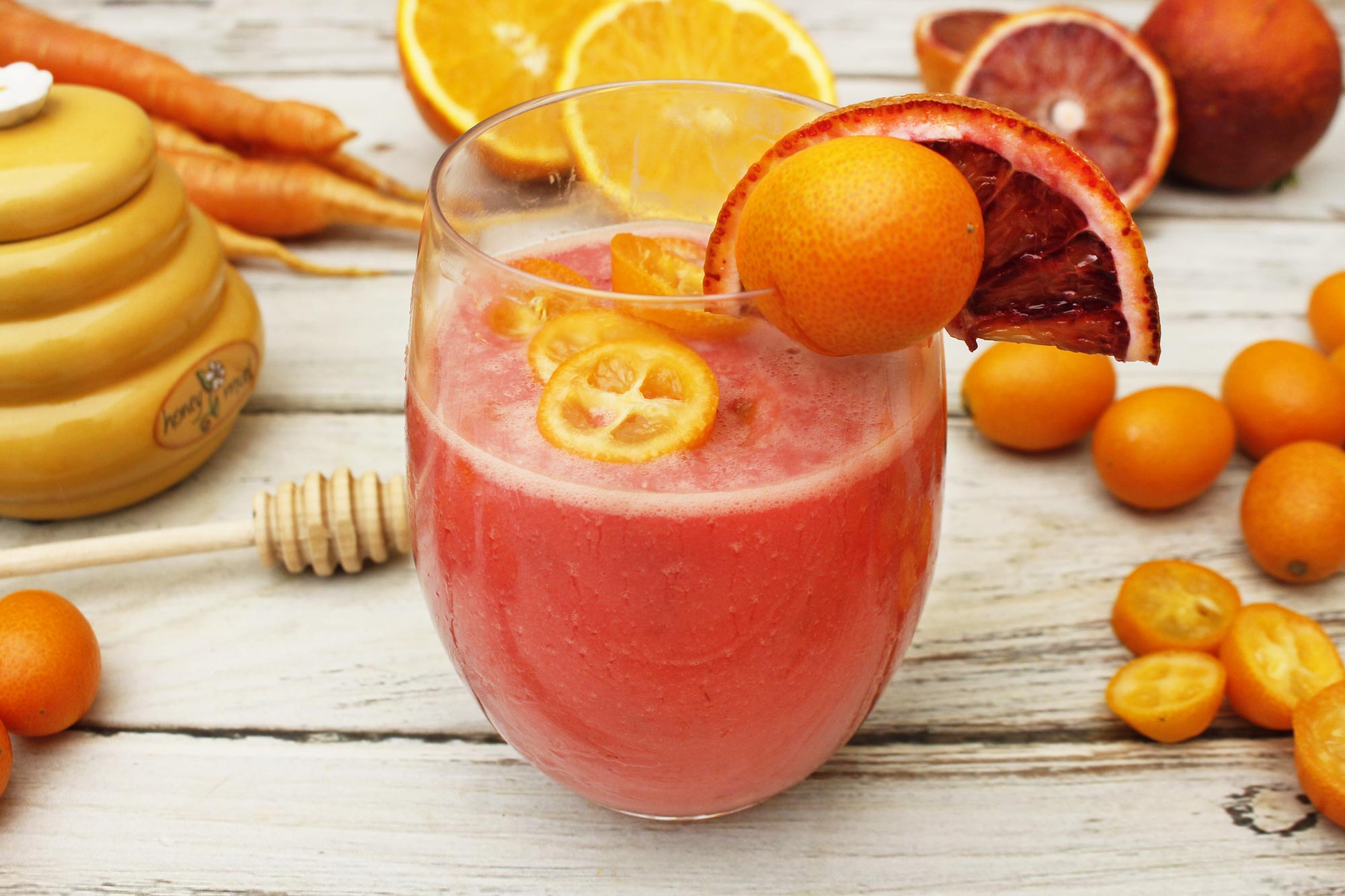 Kumquat & Blood Orange Smoothie