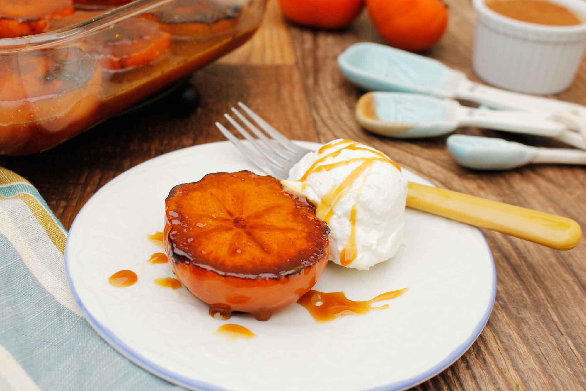 Caramelized Baked Persimmons