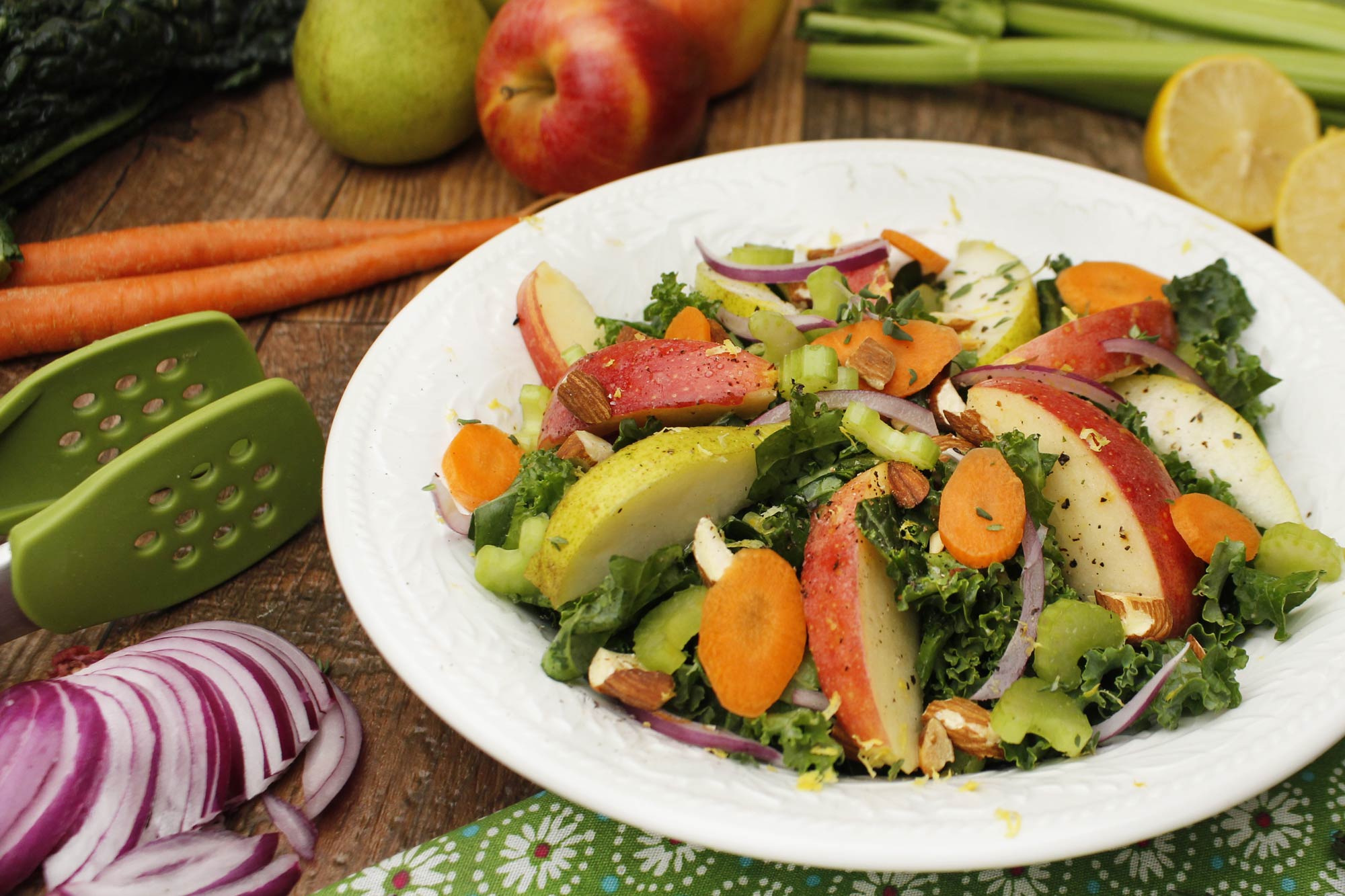 Kale and Apple Winter Salad