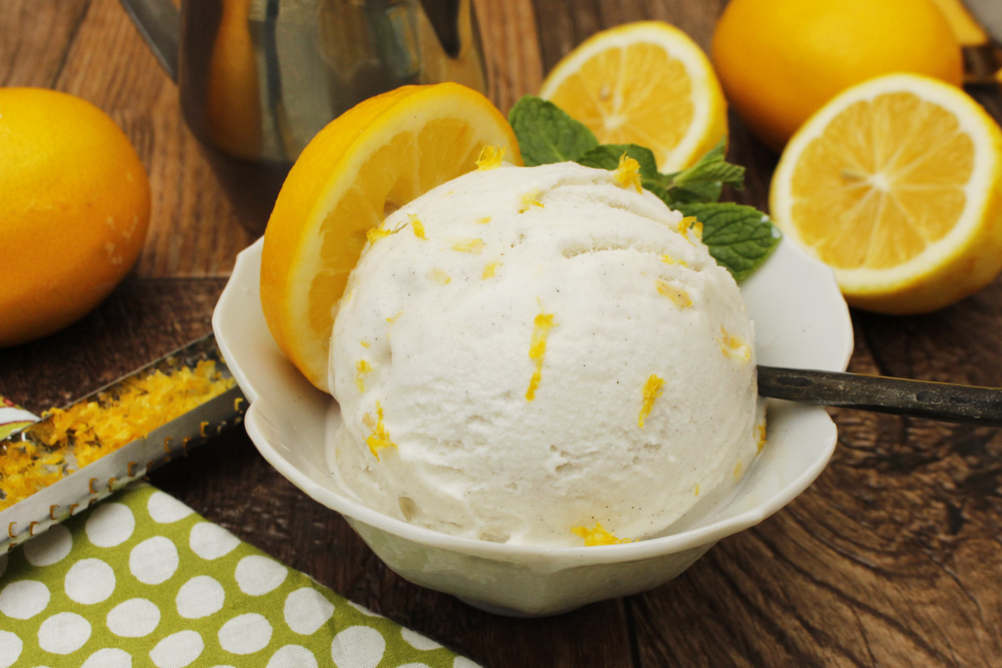No-Cook Meyer Lemon Ice Cream