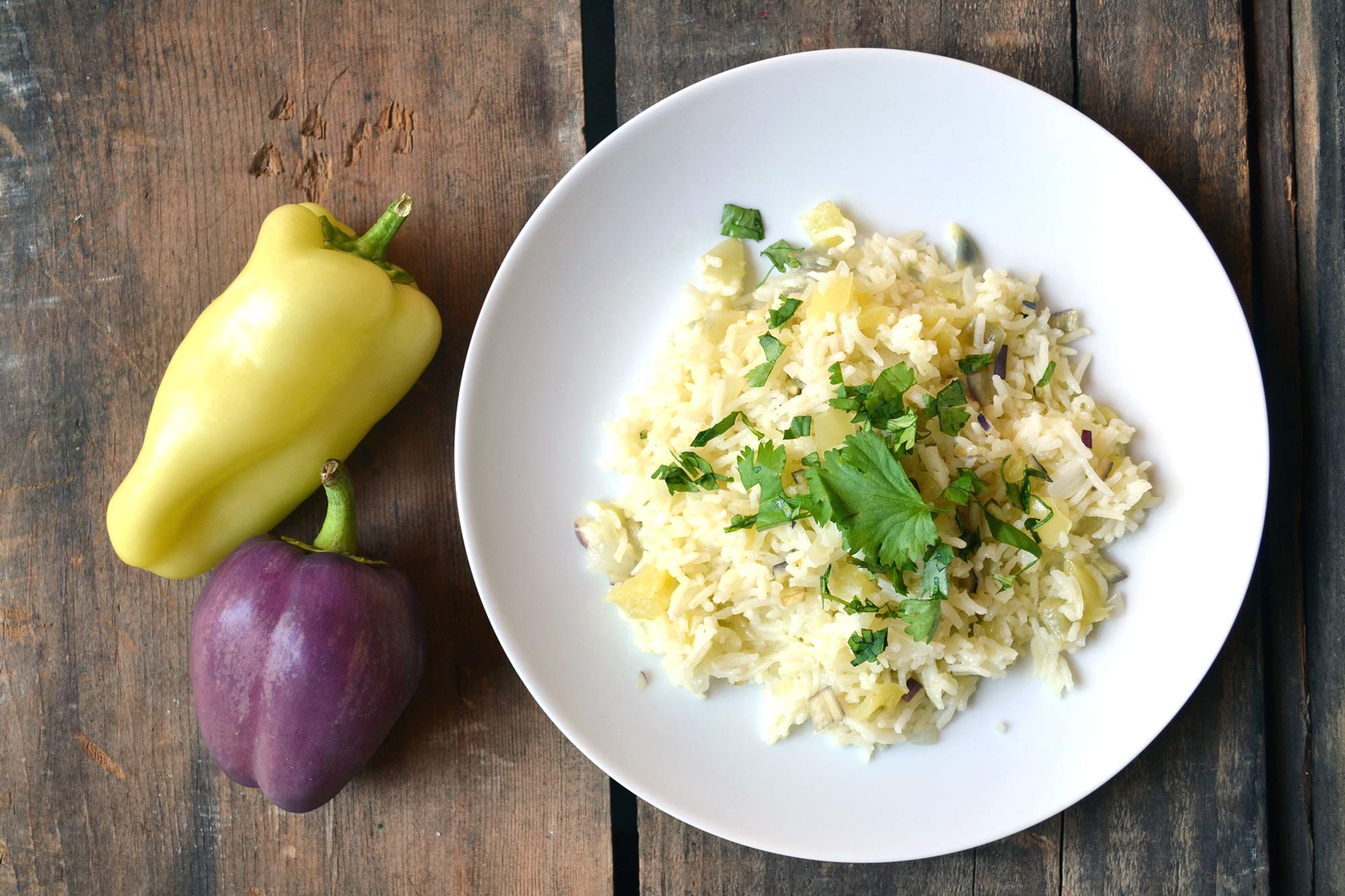 Cubanelle Pepper Rice Pilaf